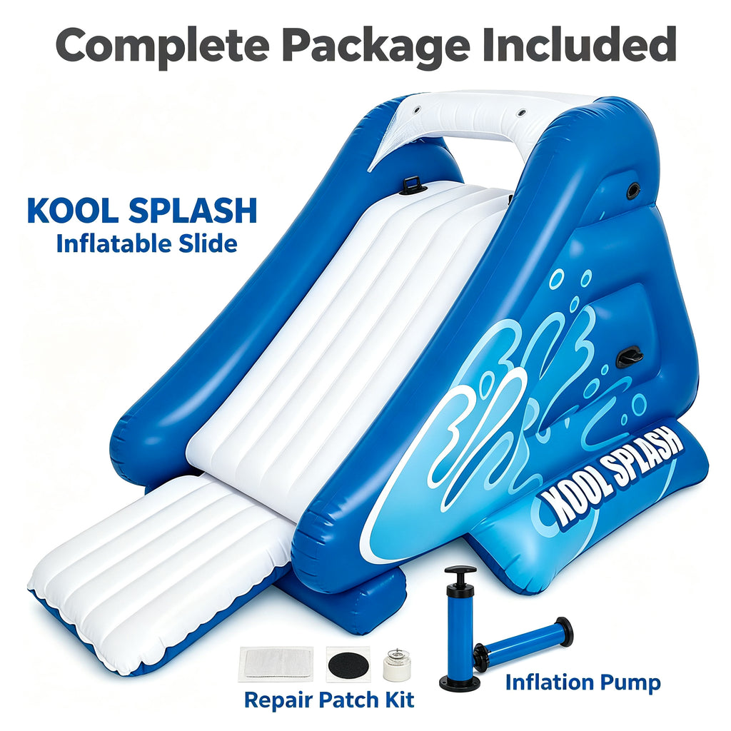 Outdoor Inflatable Play Center Water Slide Swimming Pool