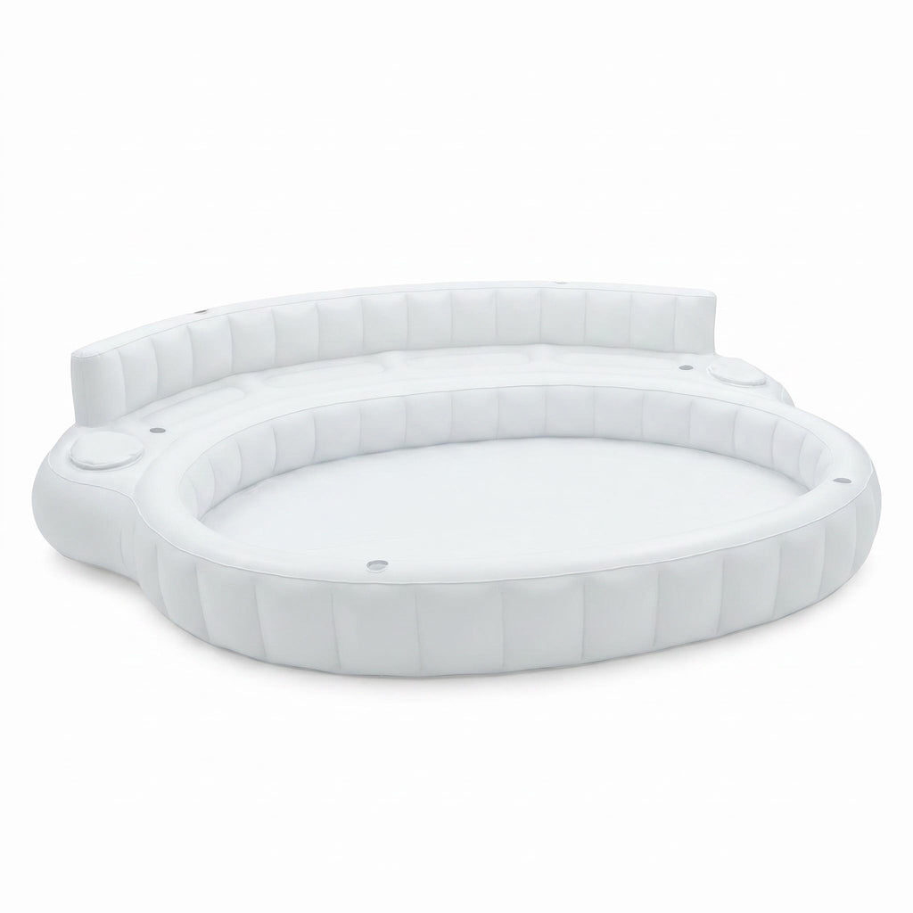 Backyard Inflatable Lounge Pool with Drink Cooler