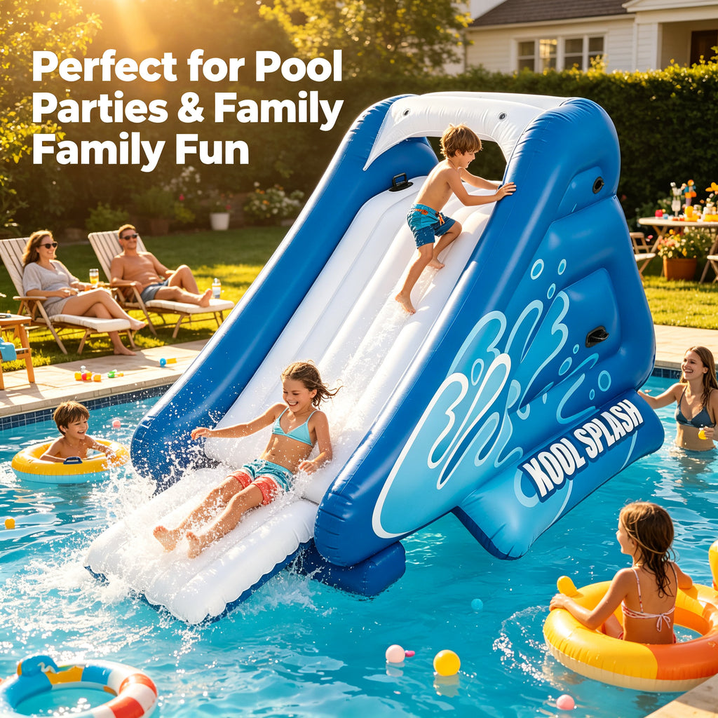Outdoor Inflatable Play Center Water Slide Swimming Pool