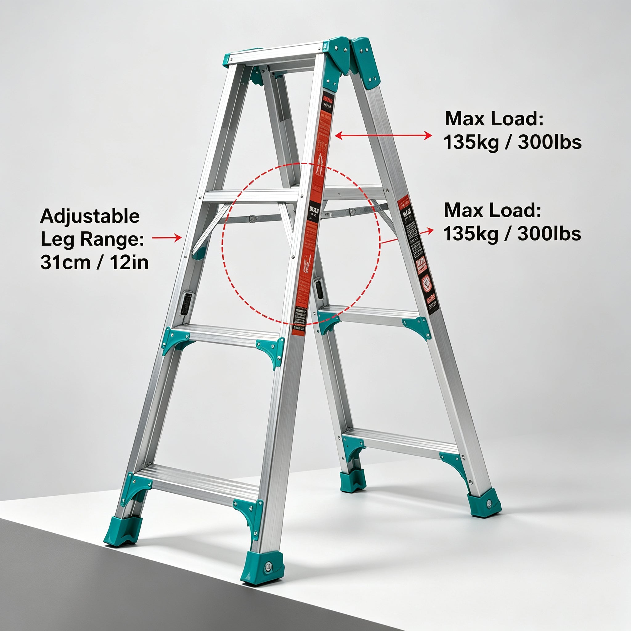 Multi-Function Convertible Ladder